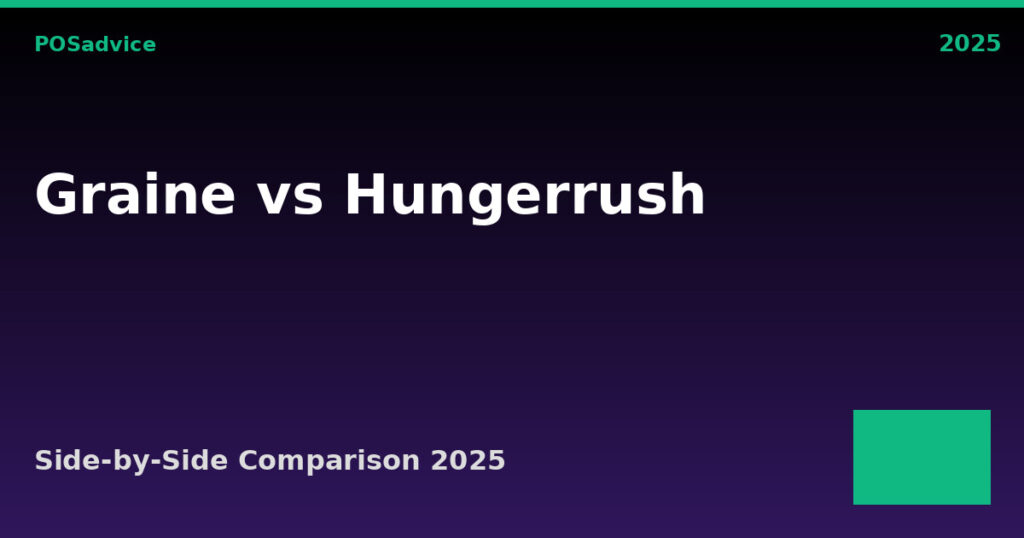 Graine POS vs HungerRush: Which POS Is Better? (2025)